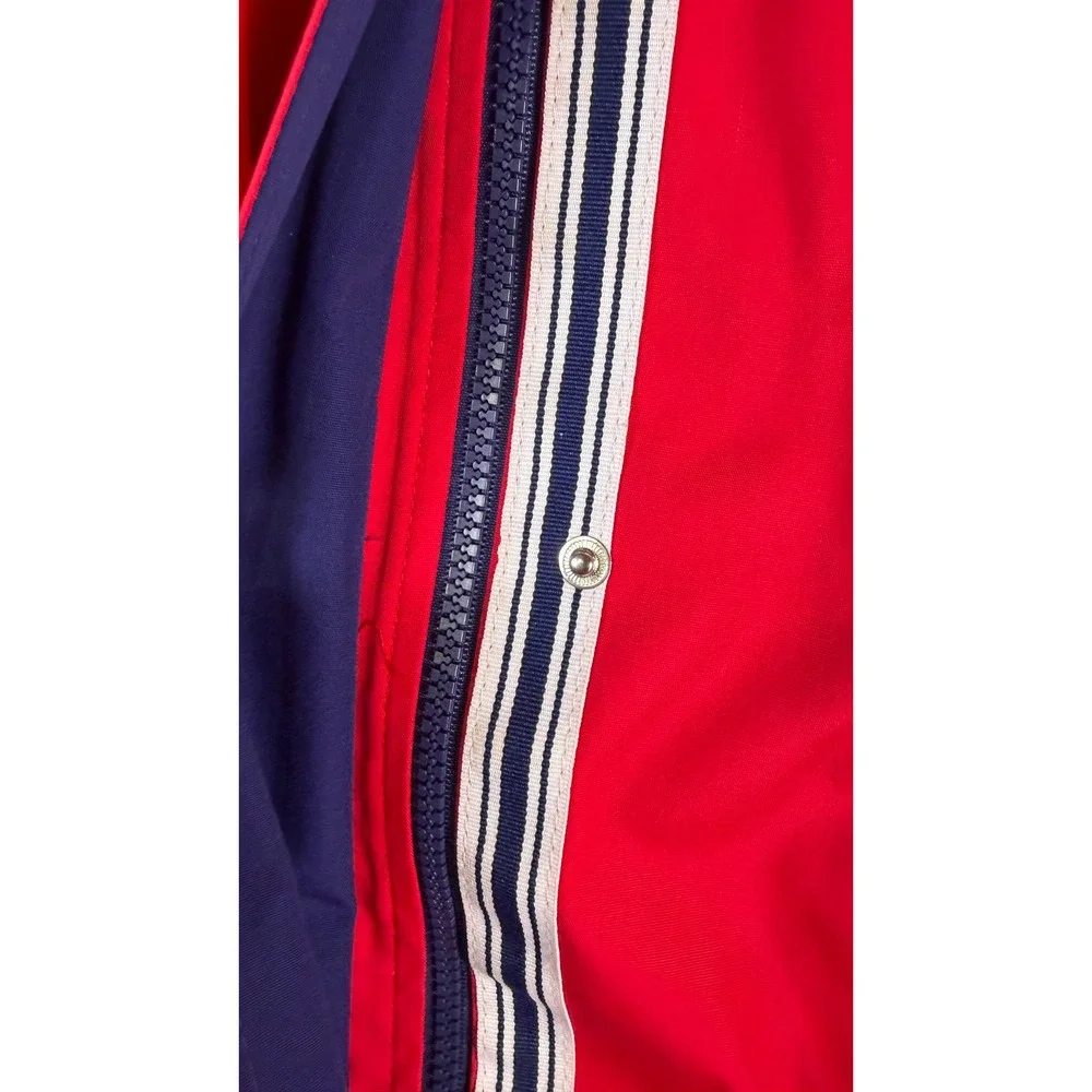 Mackintosh New England Mens Red Zip Front Rain Jacket Barn Coat Size M 8711